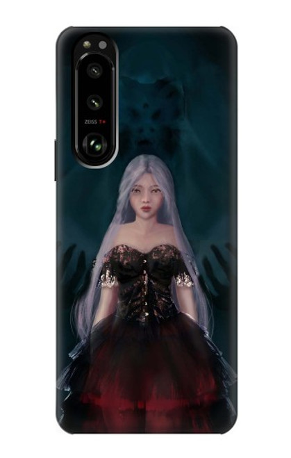 S3847 Lilith Devil Bride Gothic Girl Skull Grim Reaper Case For Sony Xperia 5 III