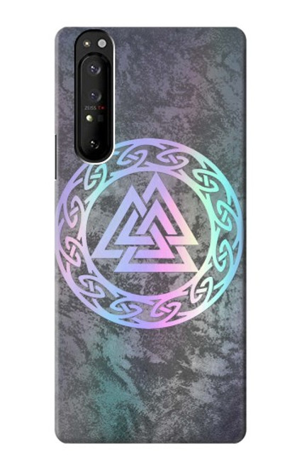 S3833 Valknut Odin Wotans Knot Hrungnir Heart Case For Sony Xperia 1 III