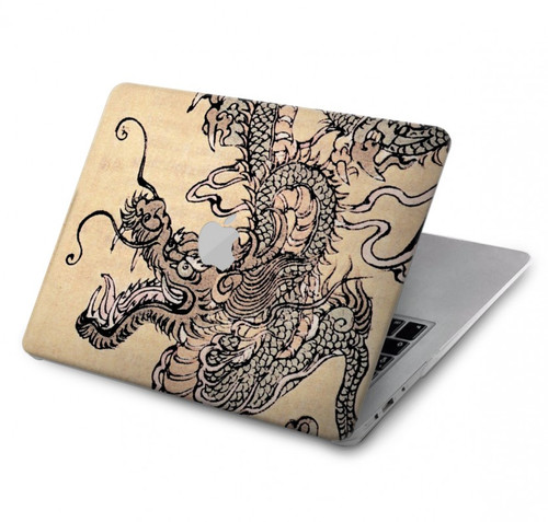 S0318 Antique Dragon Hard Case For MacBook Pro 14 M1,M2,M3 (2021,2023) - A2442, A2779, A2992, A2918