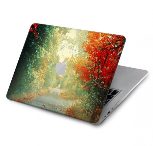 S0913 Road Through The Woods Hard Case For MacBook Pro 14 M1-M5 A2442,A2779,A2992,A2918,A3112,A3185,A3401,A3434,A3112