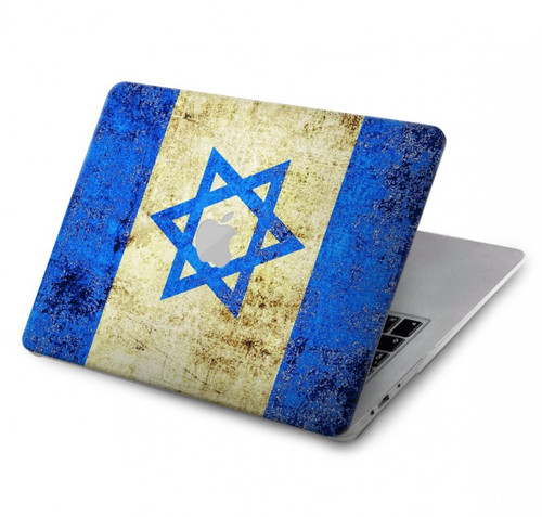 S2614 Israel Old Flag Hard Case For MacBook Pro 14 M1,M2,M3 (2021,2023) - A2442, A2779, A2992, A2918