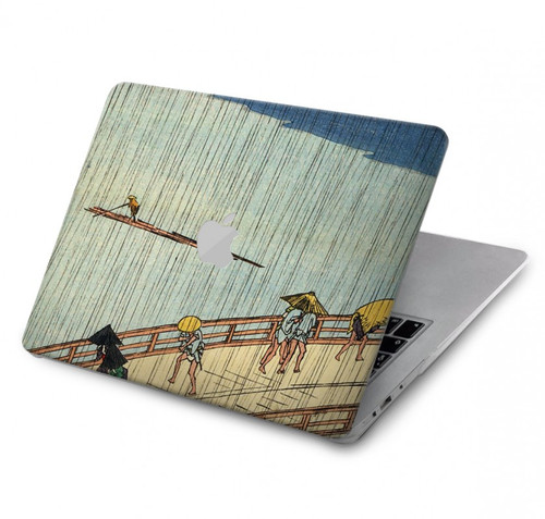 S3347 Utagawa Hiroshige Sudden shower Hard Case For MacBook Pro 14 M1-M5 A2442,A2779,A2992,A2918,A3112,A3185,A3401,A3434,A3112