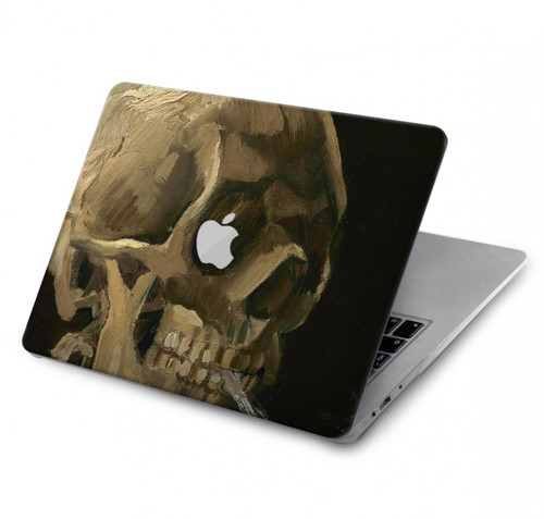 S3358 Vincent Van Gogh Skeleton Cigarette Hard Case For MacBook Pro 14 M1,M2,M3 (2021,2023) - A2442, A2779, A2992, A2918