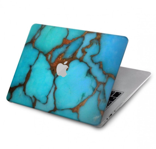 S2685 Aqua Turquoise Gemstone Graphic Printed Hard Case For MacBook Pro 16 M1,M2 (2021,2023) - A2485, A2780