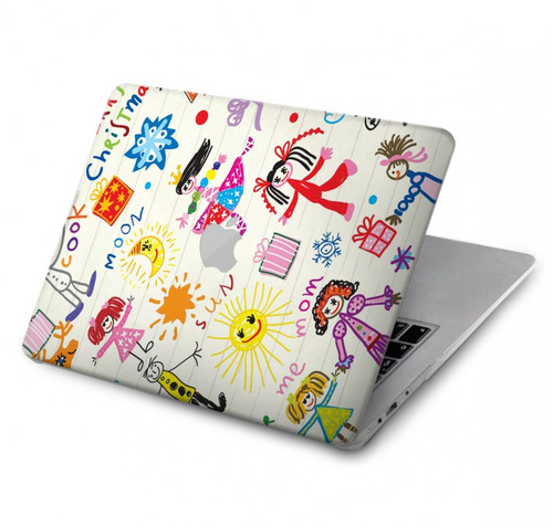 S3280 Kids Drawing Hard Case For MacBook Pro 16 M1,M2 (2021,2023) - A2485, A2780