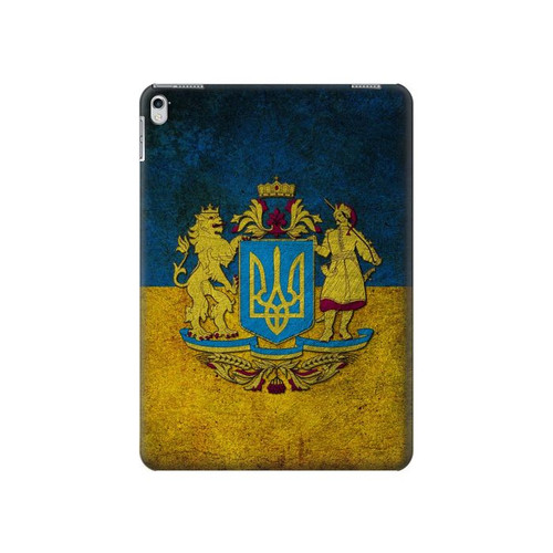 S3858 Ukraine Vintage Flag Hard Case For iPad Air 2, iPad 9.7 (2017,2018), iPad 6, iPad 5