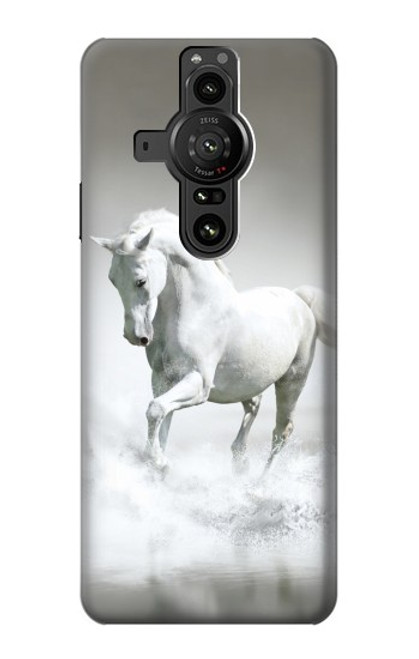 S0932 White Horse Case For Sony Xperia Pro-I
