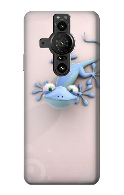 S1631 Funny Gecko Lizard Case For Sony Xperia Pro-I