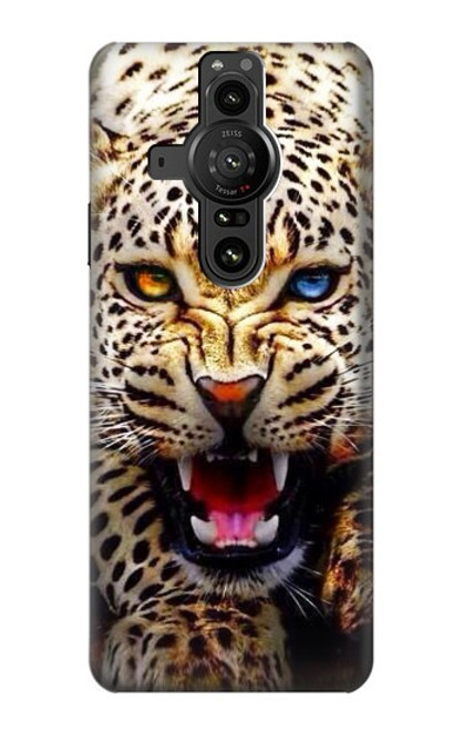 S1932 Blue Eyed Leopard Case For Sony Xperia Pro-I