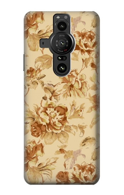 S2180 Flower Floral Vintage Pattern Case For Sony Xperia Pro-I