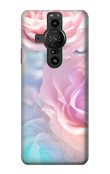 S3050 Vintage Pastel Flowers Case For Sony Xperia Pro-I