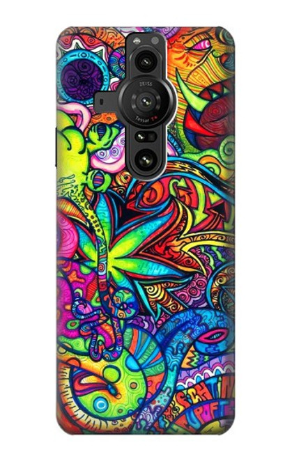 S3255 Colorful Art Pattern Case For Sony Xperia Pro-I