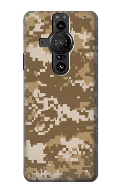 S3294 Army Desert Tan Coyote Camo Camouflage Case For Sony Xperia Pro-I