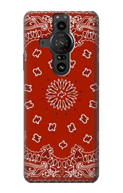 S3355 Bandana Red Pattern Case For Sony Xperia Pro-I