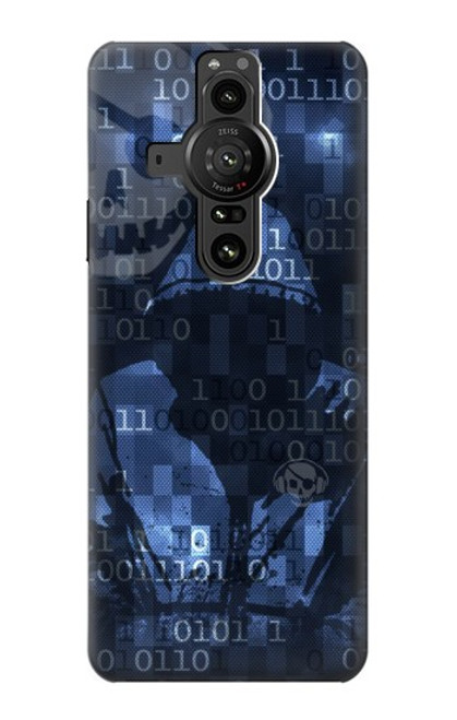 S3431 Digital Code Cyber Hacker Case For Sony Xperia Pro-I