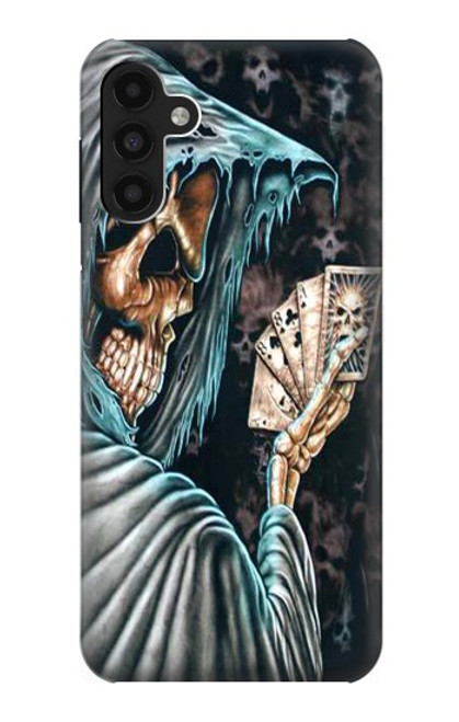 S0748 Grim Reaper Death Poker Case For Samsung Galaxy A13 4G