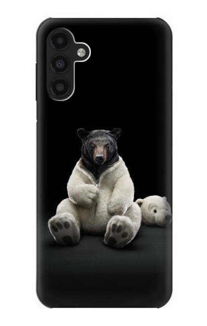 S0878 Black Bear Case For Samsung Galaxy A13 4G