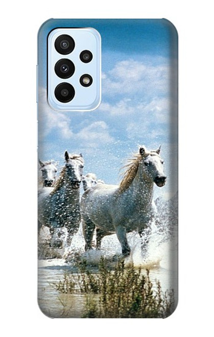 S0250 White Horse Case For Samsung Galaxy A23