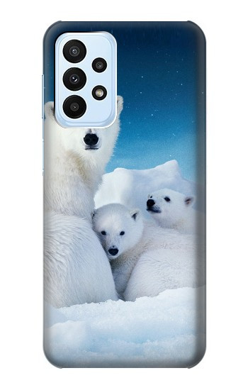 S0285 Polar Bear Family Arctic Case For Samsung Galaxy A23