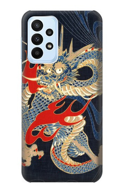 S2073 Japan Dragon Art Case For Samsung Galaxy A23