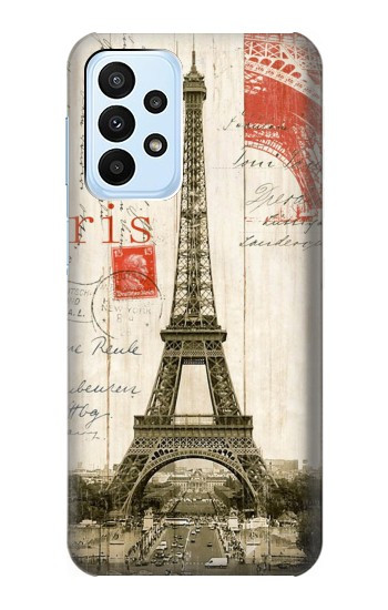 S2108 Eiffel Tower Paris Postcard Case For Samsung Galaxy A23