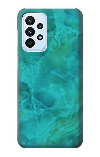 S3147 Aqua Marble Stone Case For Samsung Galaxy A23