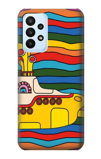 S3599 Hippie Submarine Case For Samsung Galaxy A23 S3599 Hippie Submarine Case For Samsung Galaxy A23