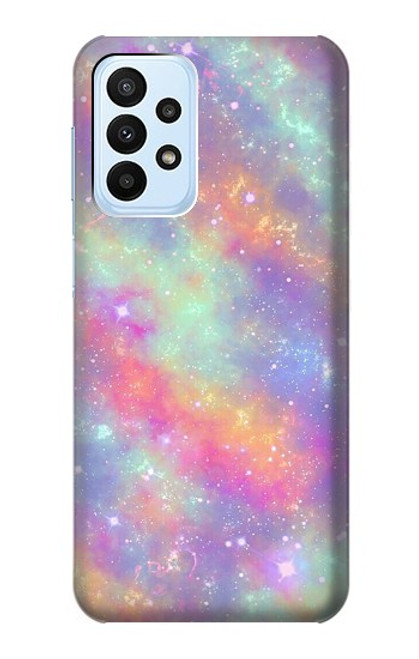 S3706 Pastel Rainbow Galaxy Pink Sky Case For Samsung Galaxy A23