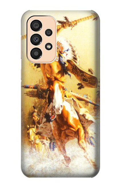 S1087 Red Indian Warrior Case For Samsung Galaxy A33 5G