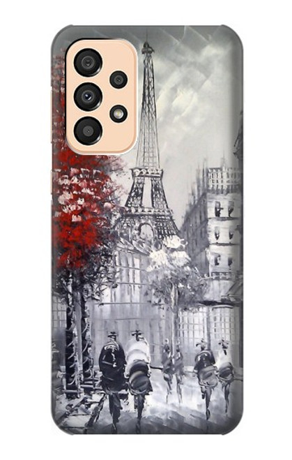 S1295 Eiffel Painting of Paris Case For Samsung Galaxy A33 5G