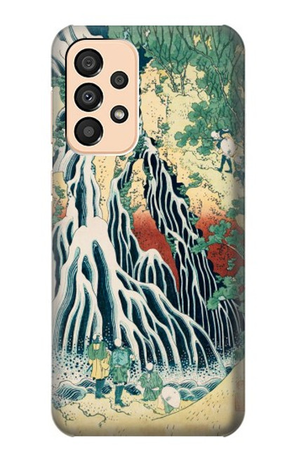 S2491 Hokusai Kirifuri Waterfall at Kurokami Case For Samsung Galaxy A33 5G