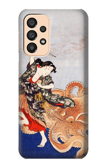 S2496 Japan Art Utagawa Kuniyoshi Tamatori Case For Samsung Galaxy A33 5G
