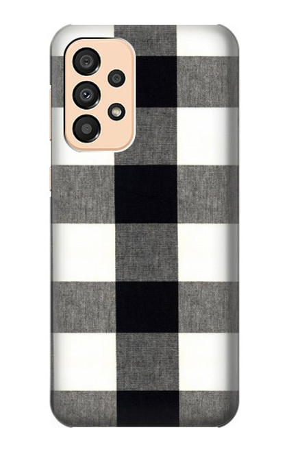 S2842 Black and White Buffalo Check Pattern Case For Samsung Galaxy A33 5G