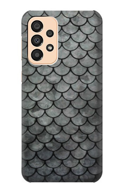 S2950 Silver Fish Scale Case For Samsung Galaxy A33 5G