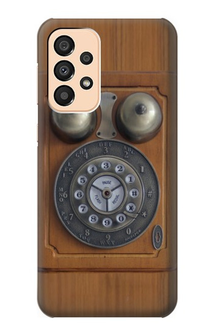 S3146 Antique Wall Retro Dial Phone Case For Samsung Galaxy A33 5G