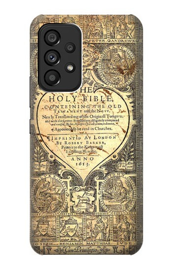 S0330 Bible Page Case For Samsung Galaxy A53 5G