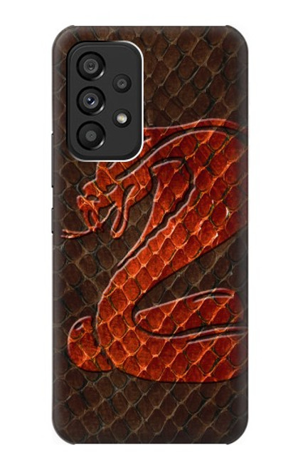 S0663 Cobra Snake Skin Case For Samsung Galaxy A53 5G