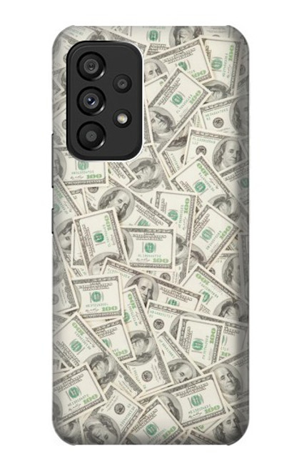 S2077 Money Dollar Banknotes Case For Samsung Galaxy A53 5G