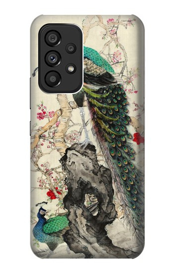 S2086 Peacock Painting Case For Samsung Galaxy A53 5G