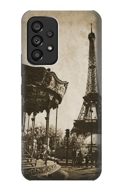 S2174 Eiffel Tower Vintage Paris Case For Samsung Galaxy A53 5G