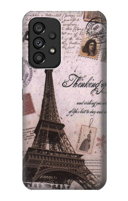 S2211 Paris Postcard Eiffel Tower Case For Samsung Galaxy A53 5G