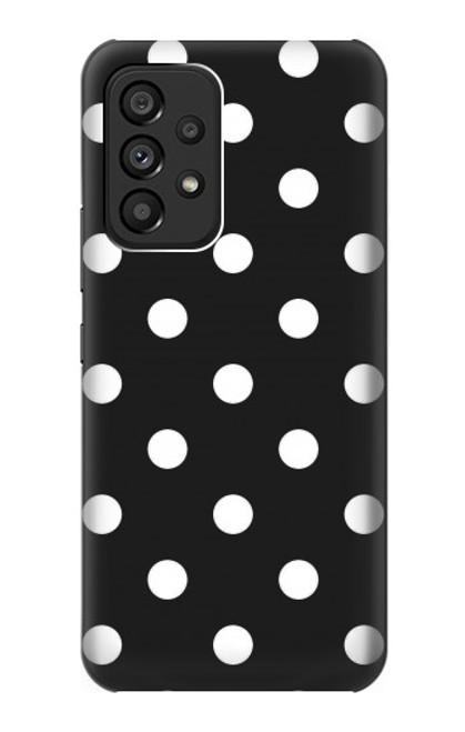 S2299 Black Polka Dots Case For Samsung Galaxy A53 5G