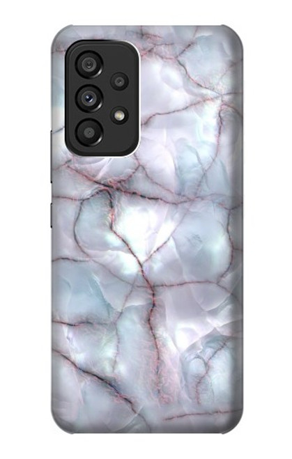 S2316 Dark Blue Marble Texture Graphic Print Case For Samsung Galaxy A53 5G