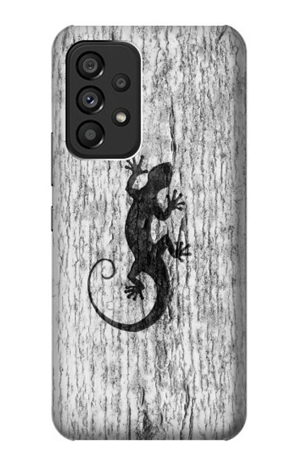 S2446 Gecko Wood Graphic Printed Case For Samsung Galaxy A53 5G