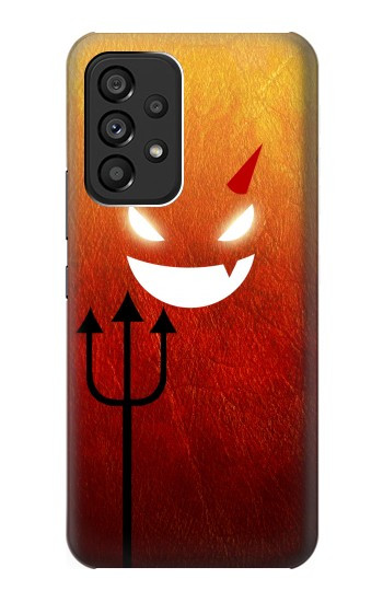 S2454 Red Cute Little Devil Cartoon Case For Samsung Galaxy A53 5G