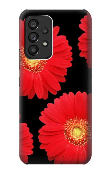 S2478 Red Daisy flower Case For Samsung Galaxy A53 5G
