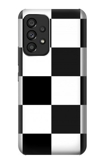 S2492 Black and White Check Case For Samsung Galaxy A53 5G