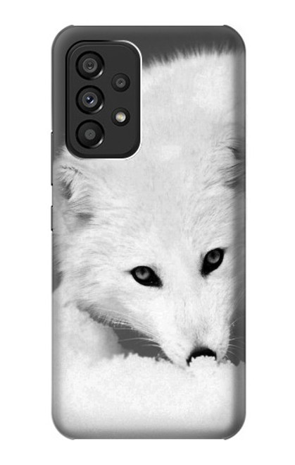 S2569 White Arctic Fox Case For Samsung Galaxy A53 5G