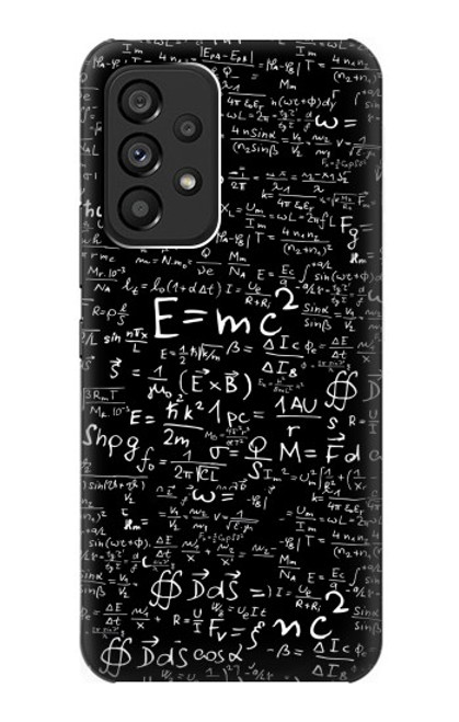 S2574 Mathematics Physics Blackboard Equation Case For Samsung Galaxy A53 5G