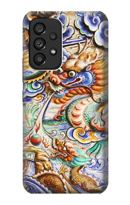 S2584 Traditional Chinese Dragon Art Case For Samsung Galaxy A53 5G
